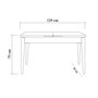 Hanah Home Vina 0701 - 4 - Atlantic, Grey Conjunto de Mesa Extensible y Sillas